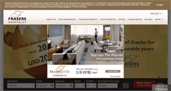 Desktop Screenshot of frasershospitality.com